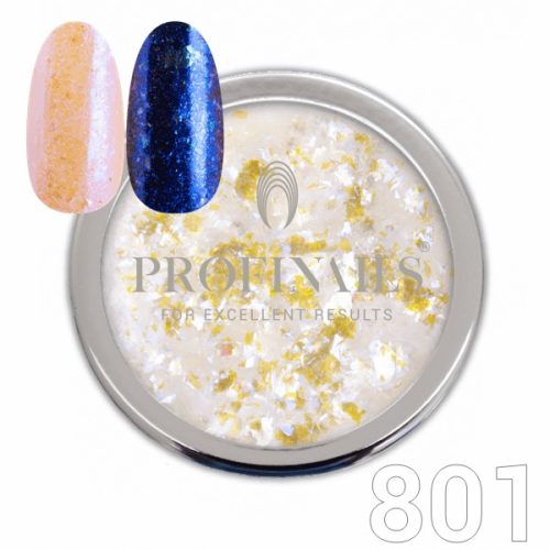 Profinails Holo Flakes Mirror Silver csillámpor 0,5g No. 801