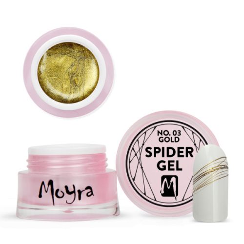Moyra Spider gel No. 03 Gold