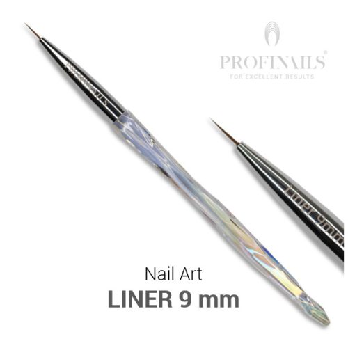 Profinails Aurore Boreale Nail Art díszítő ecset Liner 9 mm 