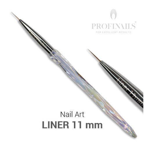 Profinails Aurore Boreale Nail Art díszítő ecset Liner 11 mm 