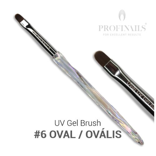 Profinails Aurore Boreale UV Gel Brush #6 Oval 
