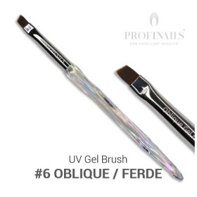Profinails Aurore Boreale UV Gel Brush #6 Oblique / Ferde 