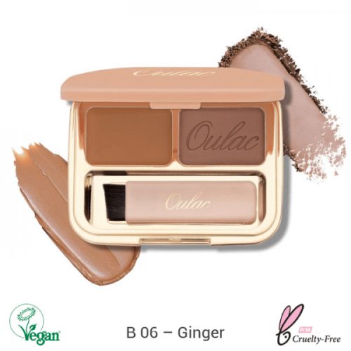 Oulac Brow & Eye Perfect Finishing Compact szemhéjfesték B-06 Ginger