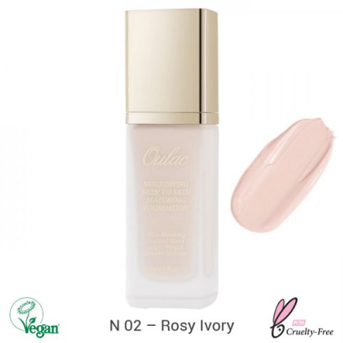 Oulac Nourishing pumpás alapozó No. N-02 - Rosy Ivory