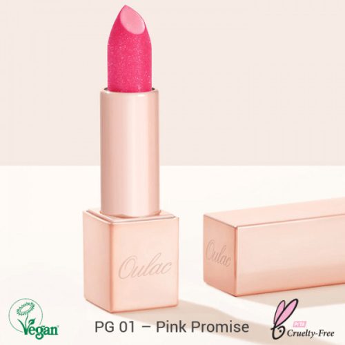 Oulac Infinity Moisture Shine Lipstick ajakrúzs (PG01) Pink Promise