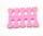 Lábujj szétválasztó szivacs - 1 csomag / 2 darab rózsaszín