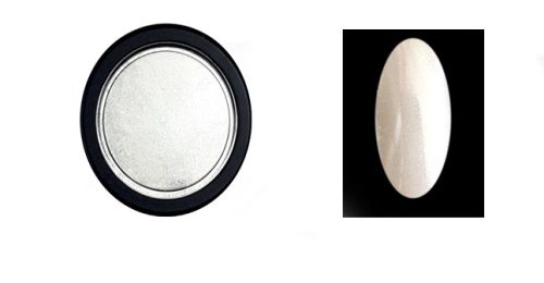 Chrome Mirror pigment por - fehér (04) extra finom szemcséjű (white)