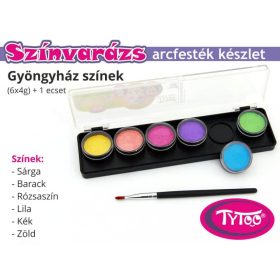   TyToo Színvarázs Arcfesték szett 6x4 g Gyöngyház színek