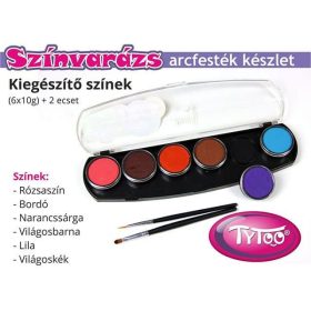   TyToo Színvarázs Arcfesték szett 6x10g Kiegészítő színek