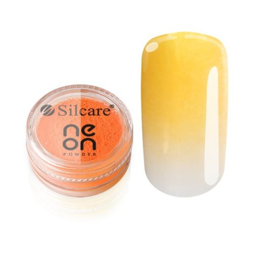 Silcare Neon Pigmentpor - világos narancs (yellow)
