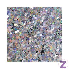 Zodiac ezüst holo flitter