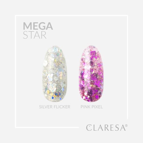 Claresa Megastar Art Gel - Silver Flicker