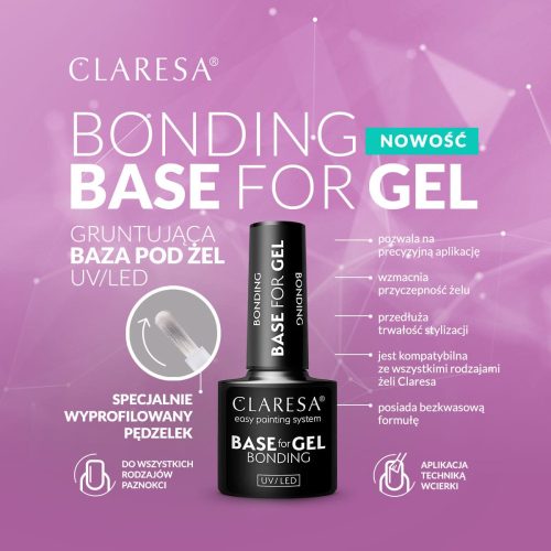Claresa - Bonding Base for Gel - base gel zselé alá