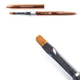   Excellent Pro zselés ecset - ovál - hosszú Nr.4 - rosegold