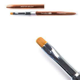   Excellent Pro zselés ecset - ovál - Nr.4 - rövid - rosegold