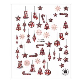 Karácsonyi öntapadó matrica - CJ-023