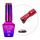 Molly Nails Crystal Glass Top Red  - piros színű fényzselé