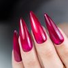 Molly Nails Crystal glass Top Raspberry - málna színű fényzselé