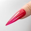 Molly Nails Crystal glass Top Raspberry - málna színű fényzselé