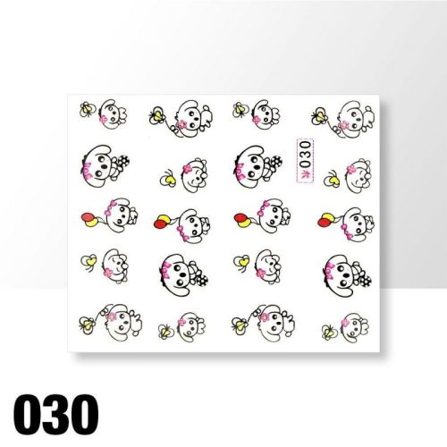 Akril hatású matrica - kutya - 030