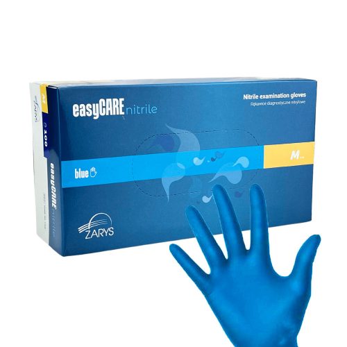 EasyCare kék nitril kesztyű 100db M