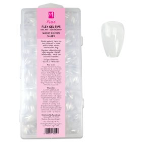 Moyra Flex Gel Tips - Coffin Shape (600db)