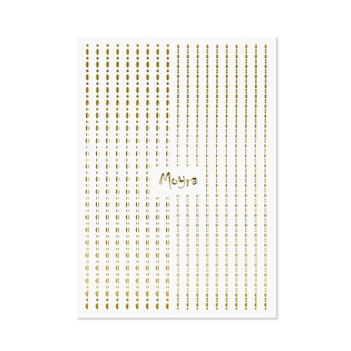 Moyra Körömdíszítő csíkok – Dots No. 01 Gold