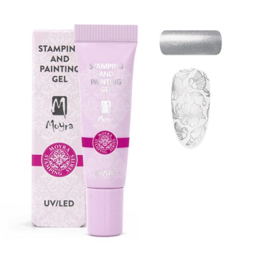 Moyra Stamping and Painting Gel No. 19 Silver