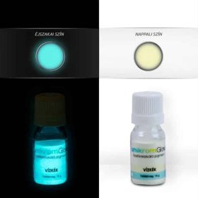 Sötétben világító pigmentpor vízkék - 3,5g