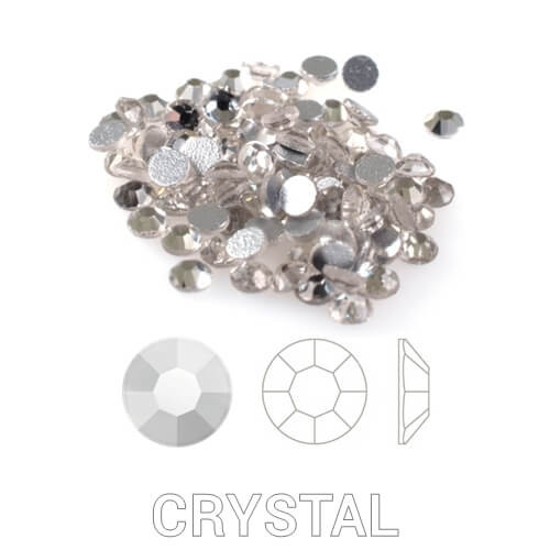 Profinails kristálykő tégelyben 100 db Crystal ss10
