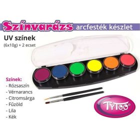 TyToo Színvarázs Arcfesték szett 6x10g UV-neon színek