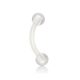 Banán piercing PTFE - clear