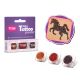 Csillámpor szett 3 x 2,5 ml Világosbarna, Piros, Barna