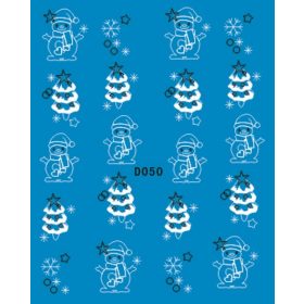 Karácsonyi matrica - D050