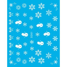 Karácsonyi matrica - D261