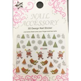 Karácsonyi matrica - E044