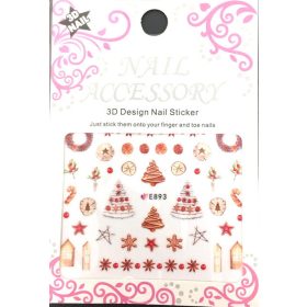 Karácsonyi matrica - E893