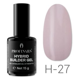Profinails Hibrid LED/UV építő zselé 15 g H-27