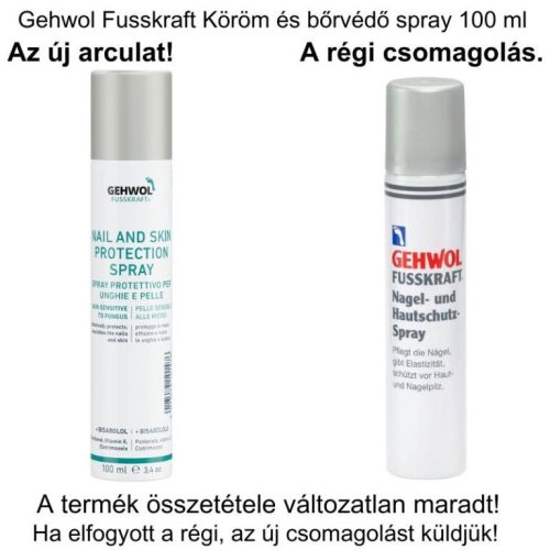 Gehwol Fusskraft Köröm- és bőrvédő spray 100ml