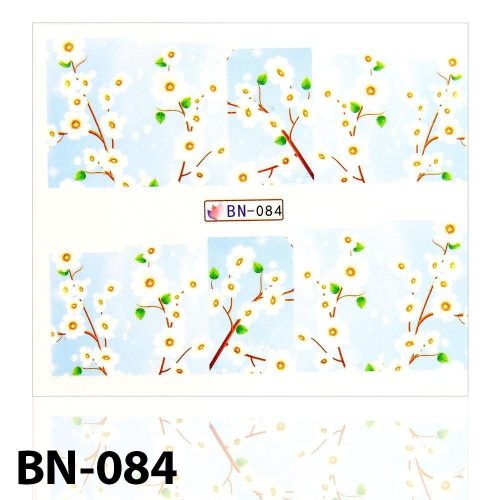Akril hatású matrica - virág - BN-084
