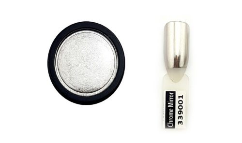 Chrome Mirror pigment por - extra ezüst (01)