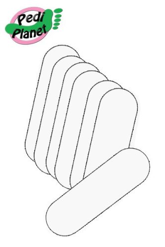 Sarokreszelő lap fehér "180" (20db) FÉM nyelű sarokreszelőhöz