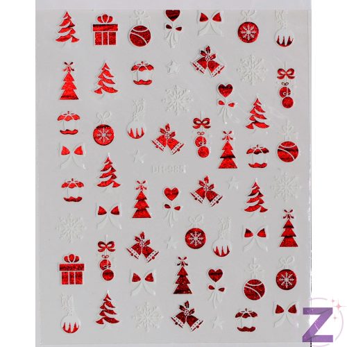 Karácsonyi öntapadó matrica - DH985