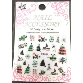 Karácsonyi matrica - E885