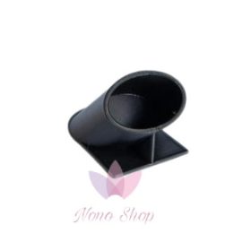   3D nyomtatott gél lakk tartó - Ferde ovális gél lakk tartó - Fekete