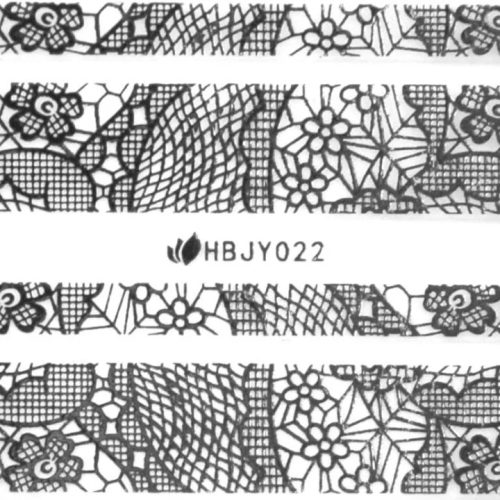 Matrica HBJY - 022 - fekete