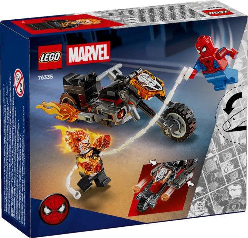 76335 - LEGO Super Heroes - Pókember a motoros Szellemlovas ellen