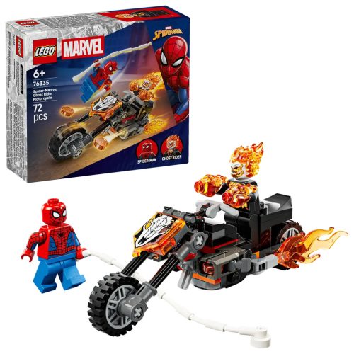 76335 - LEGO Super Heroes - Pókember a motoros Szellemlovas ellen