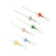 Piercing tű branül / kanül - narancssárga 2,1mm