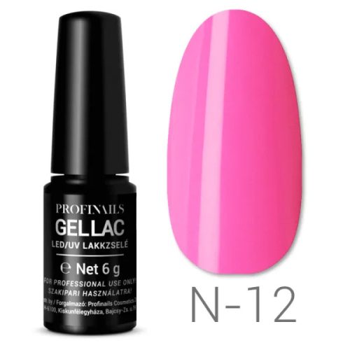 Profinails Gel Lac LED/UV lakkzselé 6 g No. N-12 (Neon Collection)